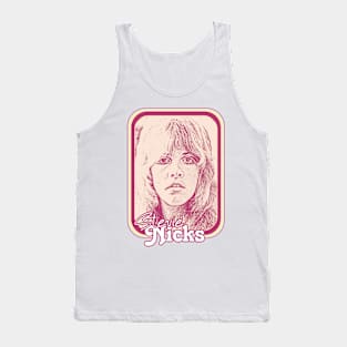 Stevie Nicks // Retro 70s Style Fan Design Tank Top